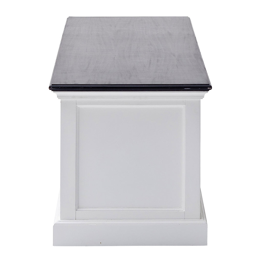 NovaSolo Halifax Contrast Large ETU TV Stand, Classic White & Black – view 4