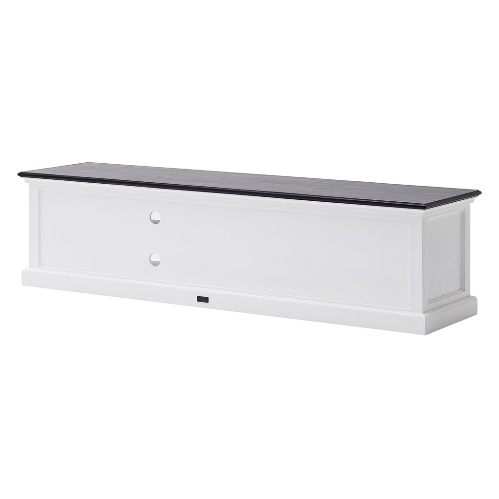 NovaSolo Halifax Contrast Large ETU TV Stand, Classic White & Black – view 5