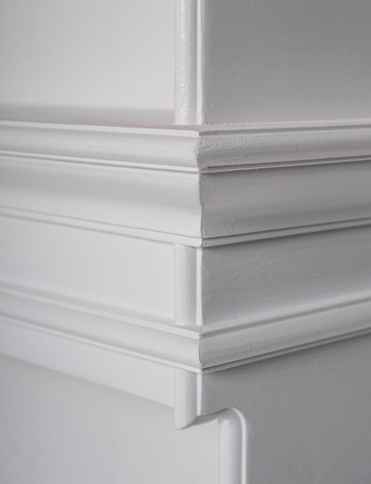 NovaSolo Halifax Entryway Coat Rack & Bench Unit Hall Tree, Classic White – view 8