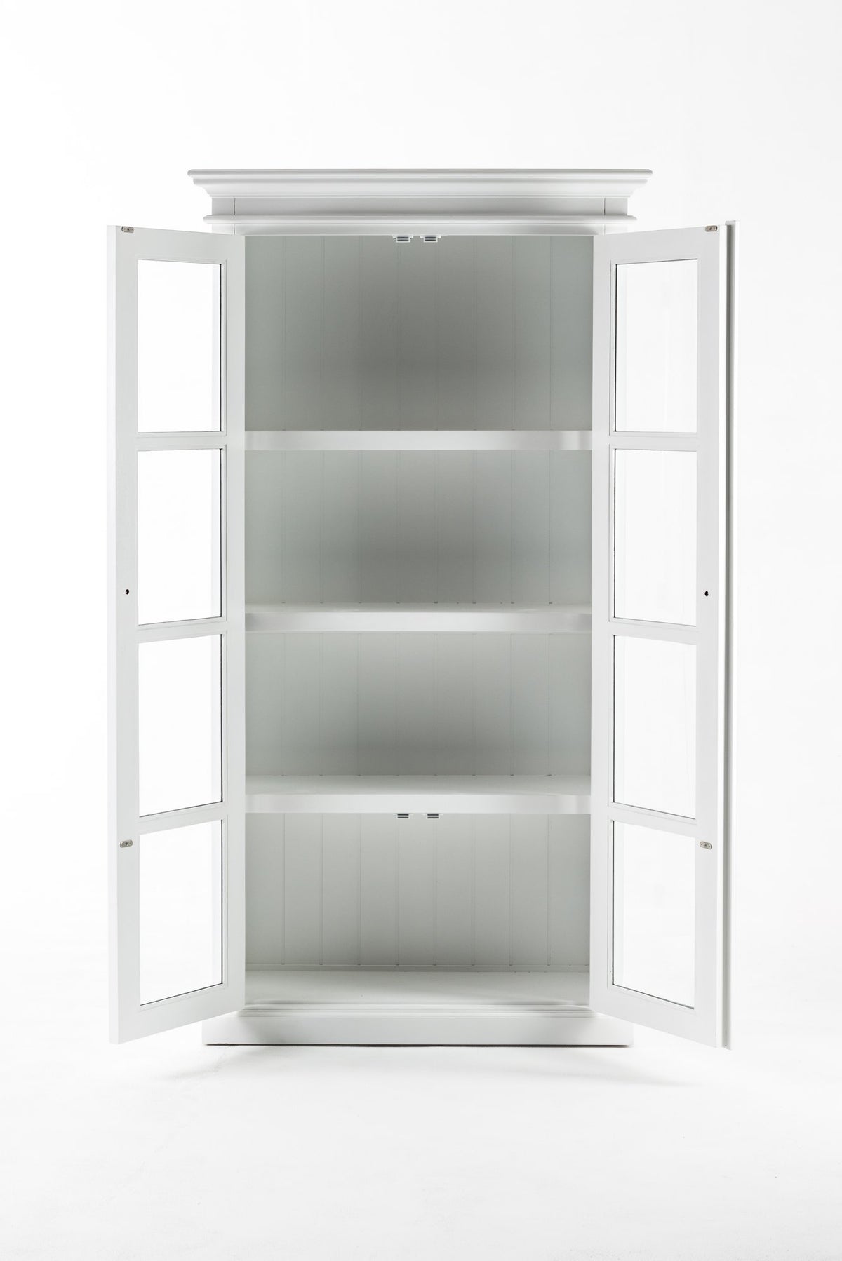 NovaSolo Halifax Double Vitrine Display Cabinet, Classic White – view 10