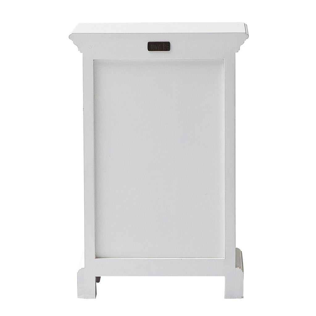 NovaSolo Halifax Bedside Drawer Unit Side Table, Classic White – view 5