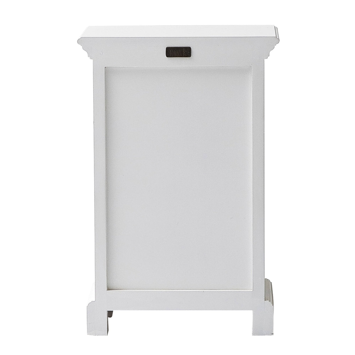 NovaSolo Halifax Bedside Drawer Unit Side Table, Classic White – view 5