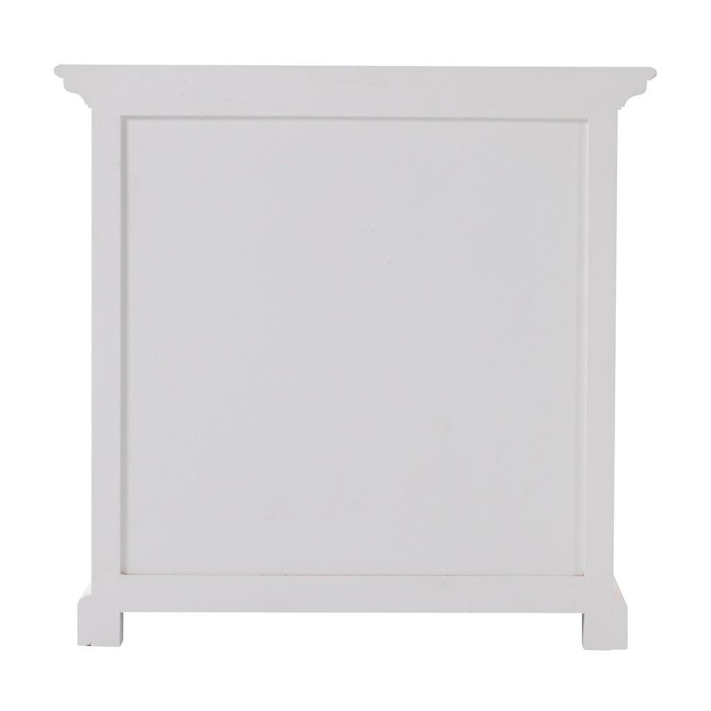 NovaSolo Halifax Bedside Drawer Unit Side Table, Classic White – view 5
