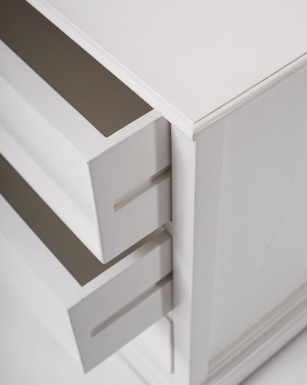 NovaSolo Halifax Bedside Drawer Unit Side Table, Classic White – view 9