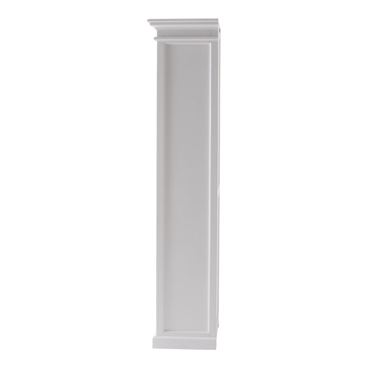 NovaSolo Halifax Single Vitrine Display Cabinet, Classic White – view 4
