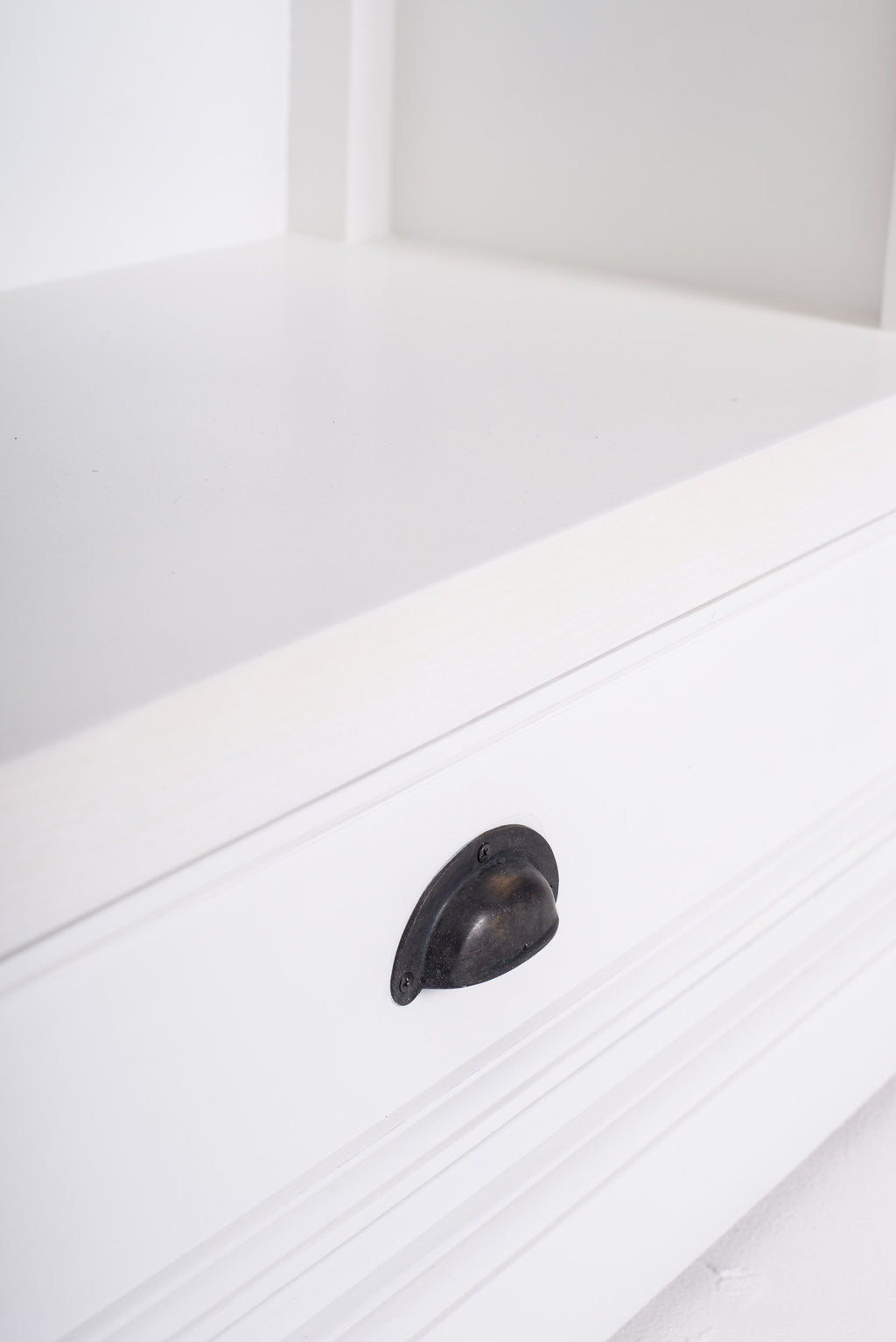 NovaSolo Halifax Bookcase with 1 Drawer, Classic White – view 6