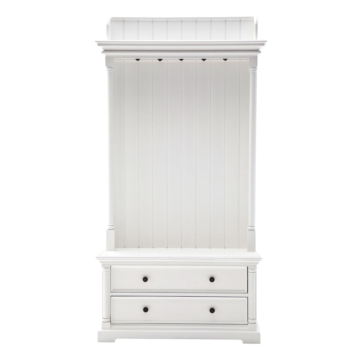NovaSolo Provence Hall Tree, Classic White