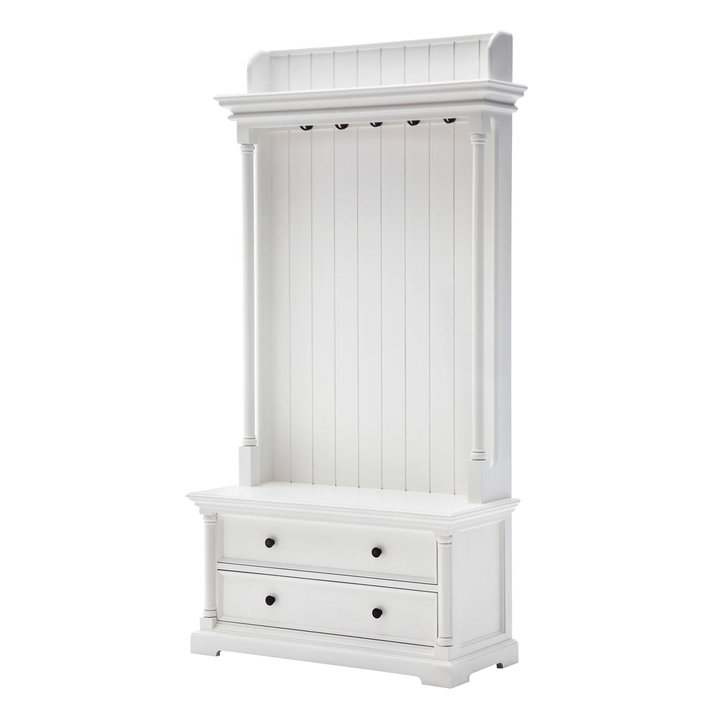 NovaSolo Provence Hall Tree, Classic White – view 2