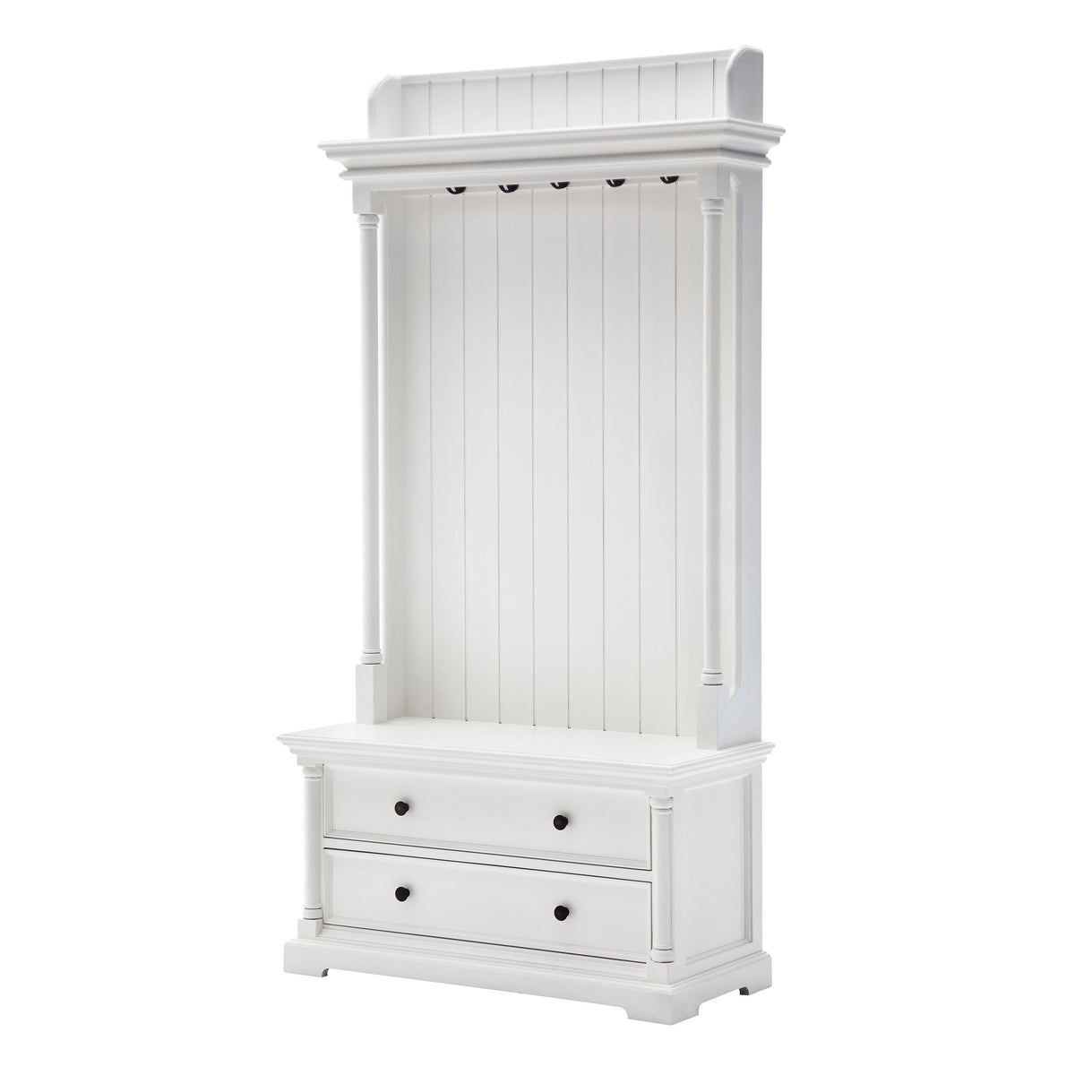 NovaSolo Provence Hall Tree, Classic White – view 2