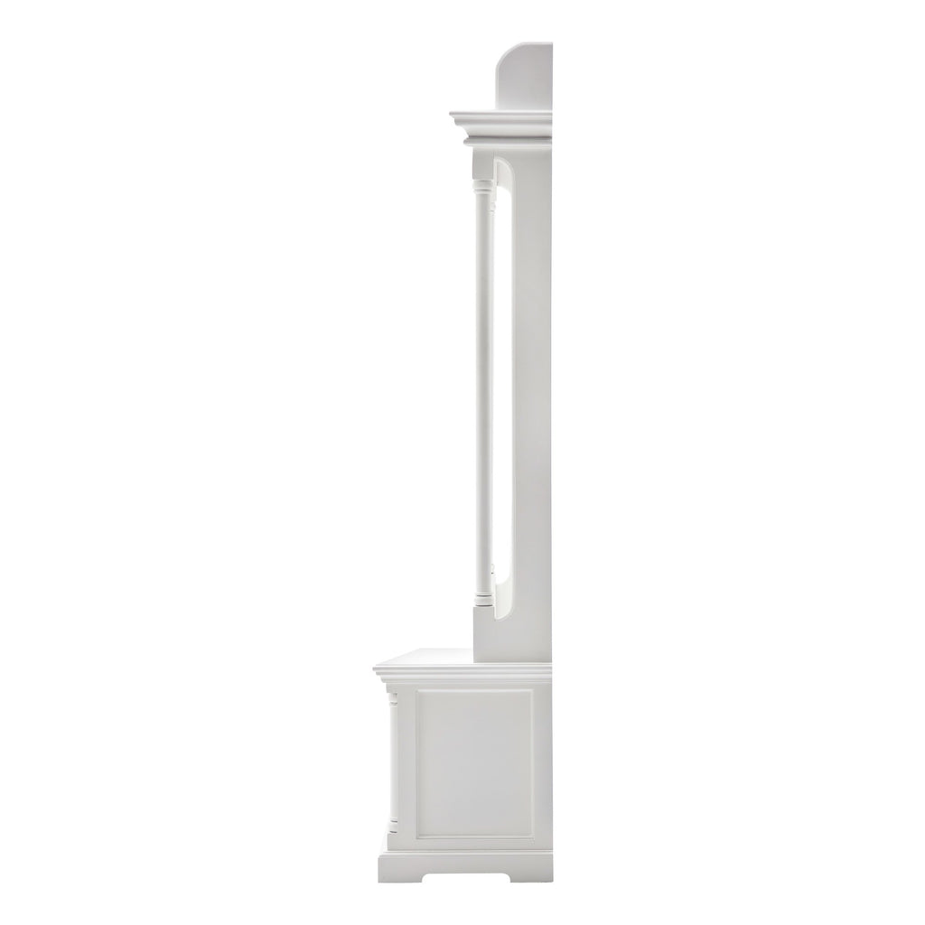 NovaSolo Provence Hall Tree, Classic White – view 3