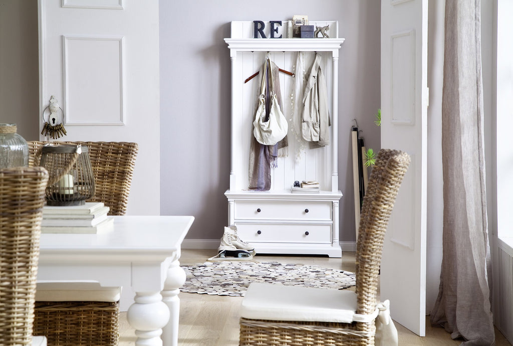 NovaSolo Provence Hall Tree, Classic White – view 7