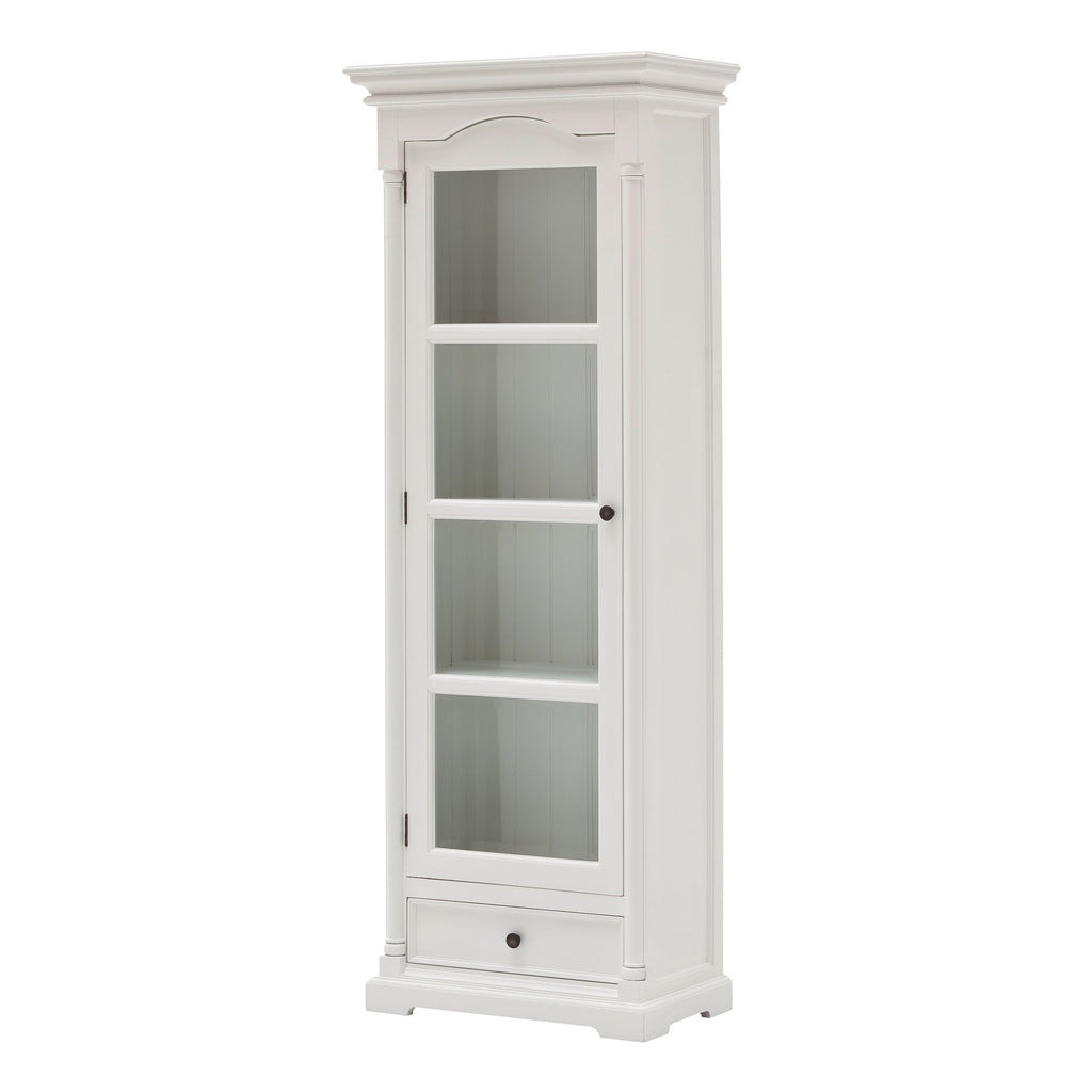 NovaSolo Provence Glass Cabinet Display Cabinet, Classic White – view 2
