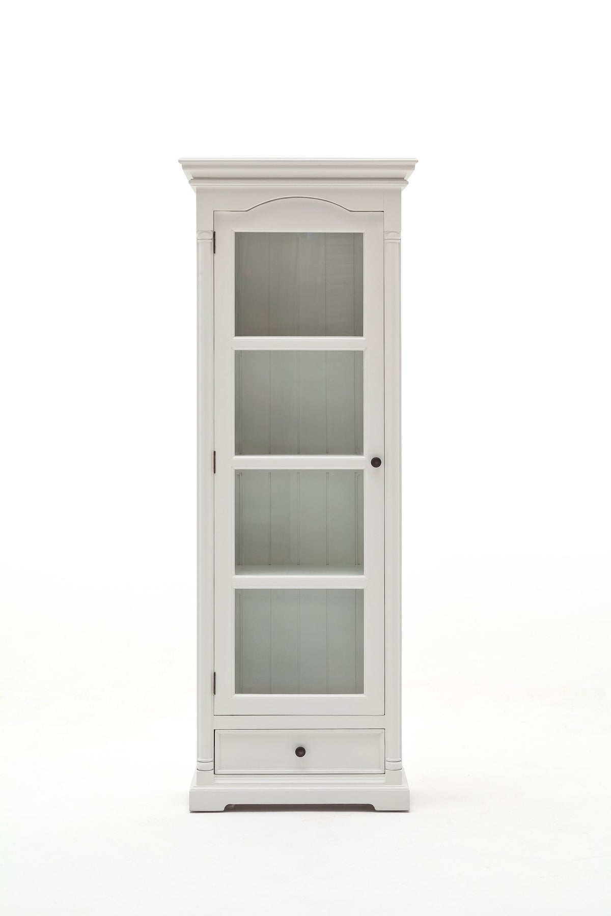 NovaSolo Provence Glass Cabinet Display Cabinet, Classic White – view 7