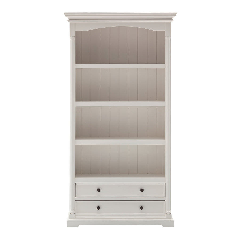 NovaSolo Provence Bookcase, Classic White