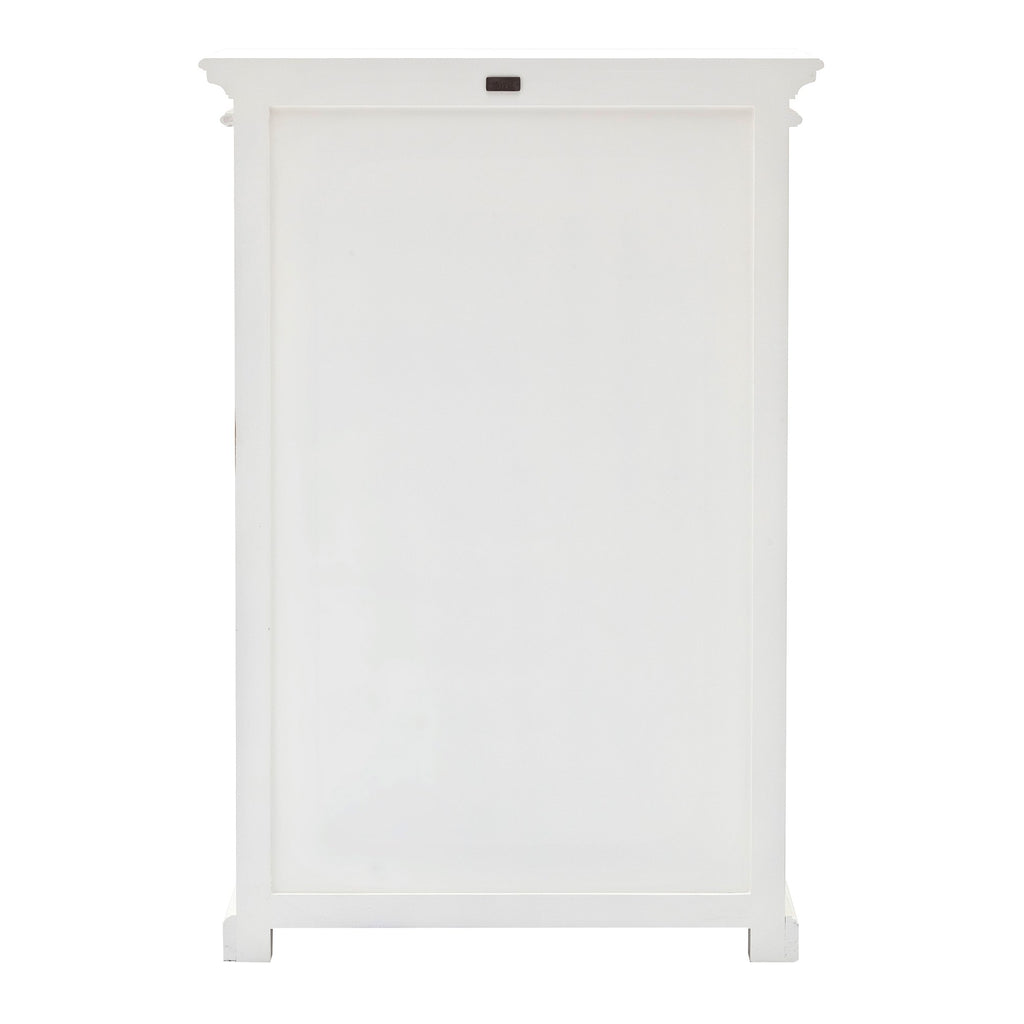 NovaSolo Halifax 2 Level Pantry Display Cabinet, Classic White – view 5