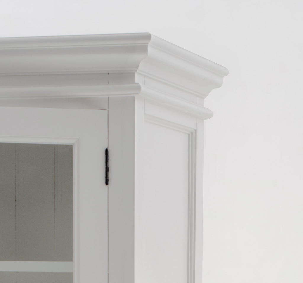 NovaSolo Halifax 3 Level Pantry Display Cabinet, Classic White – view 7