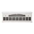 NovaSolo Provence Media Console TV Stand, Classic White