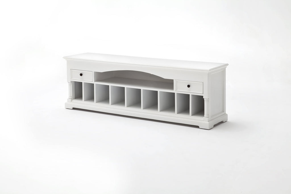 NovaSolo Provence Media Console TV Stand, Classic White – view 10