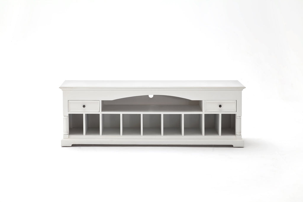 NovaSolo Provence Media Console TV Stand, Classic White – view 9