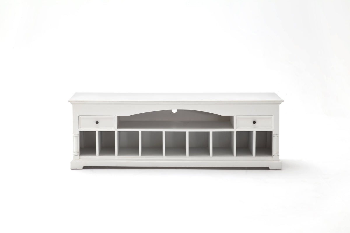 NovaSolo Provence Media Console TV Stand, Classic White – view 9