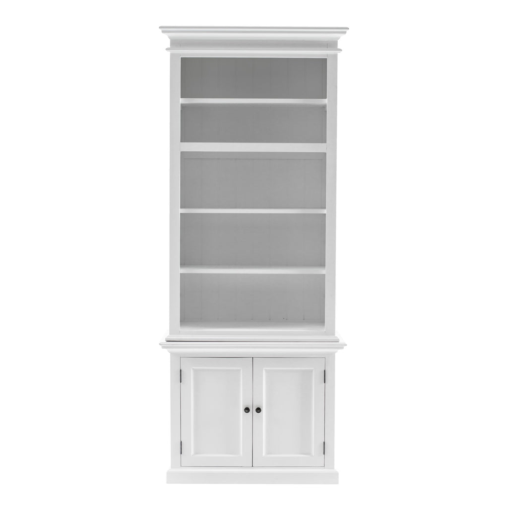 NovaSolo Halifax Single-Bay Hutch Unit, Classic White