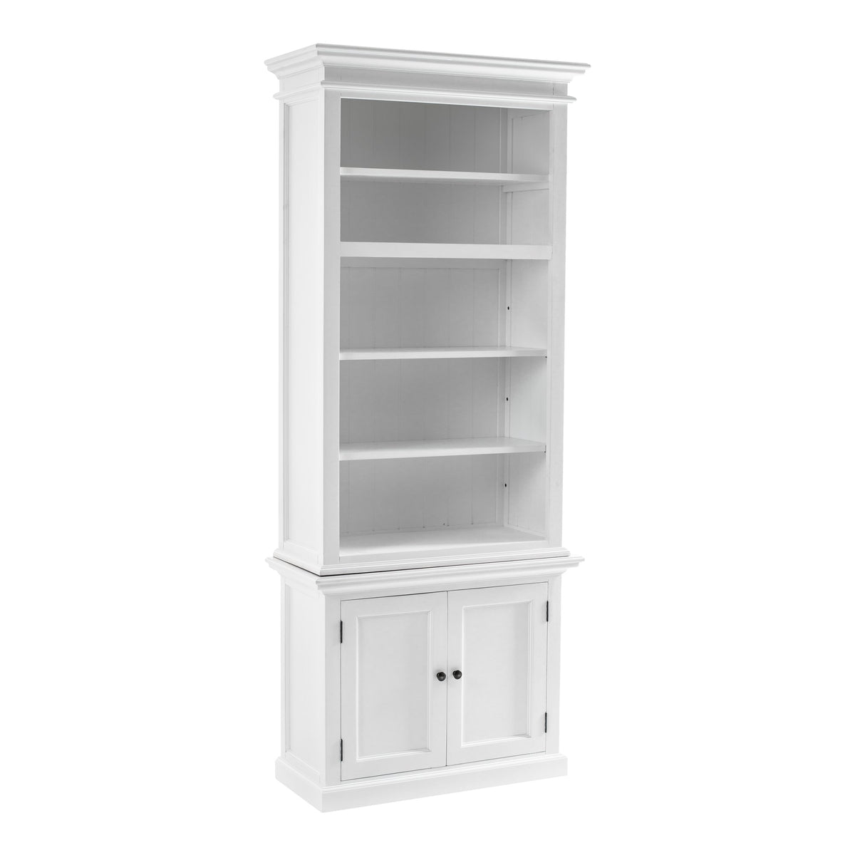 NovaSolo Halifax Single-Bay Hutch Unit, Classic White – view 2
