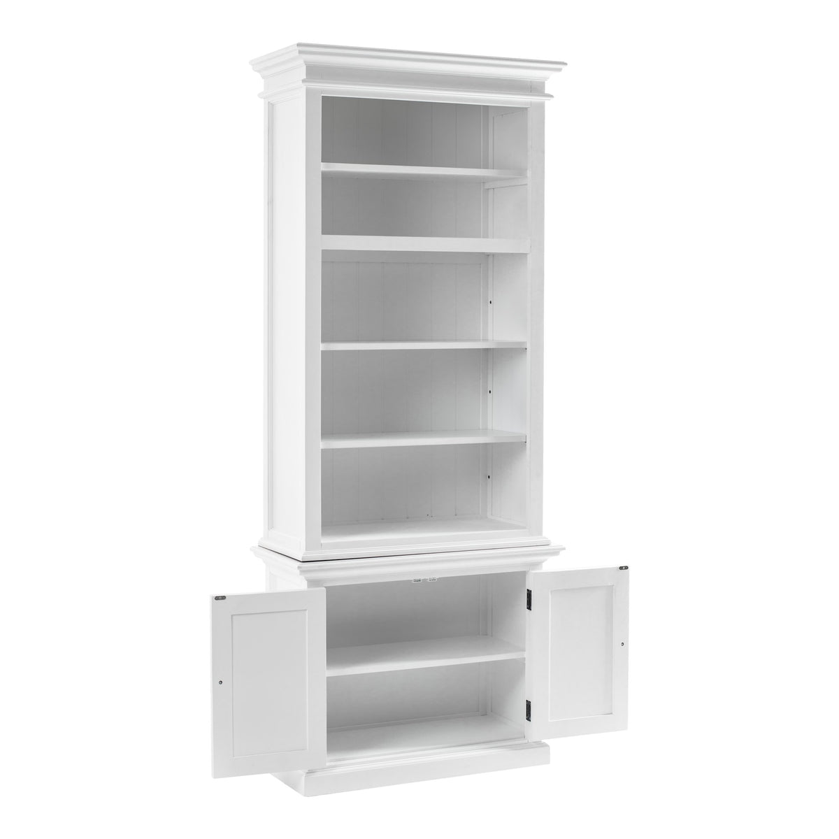 NovaSolo Halifax Single-Bay Hutch Unit, Classic White – view 3