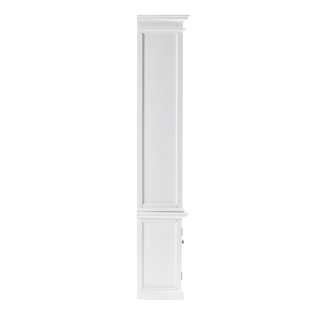 NovaSolo Halifax Single-Bay Hutch Unit, Classic White – view 4