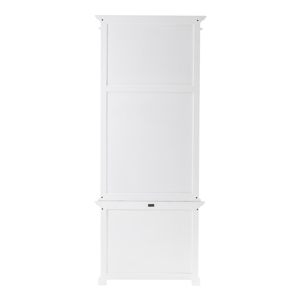 NovaSolo Halifax Single-Bay Hutch Unit, Classic White – view 5