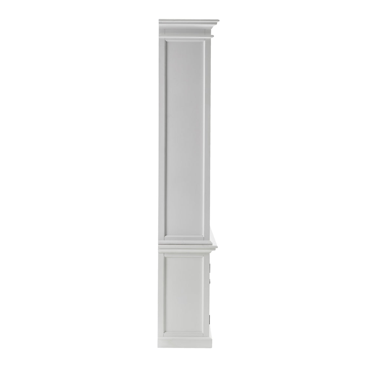 NovaSolo Halifax Double-Bay Hutch Unit, Classic White – view 4