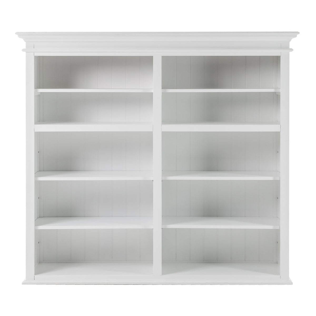 NovaSolo Halifax Double-Bay Hutch Unit, Classic White – view 6