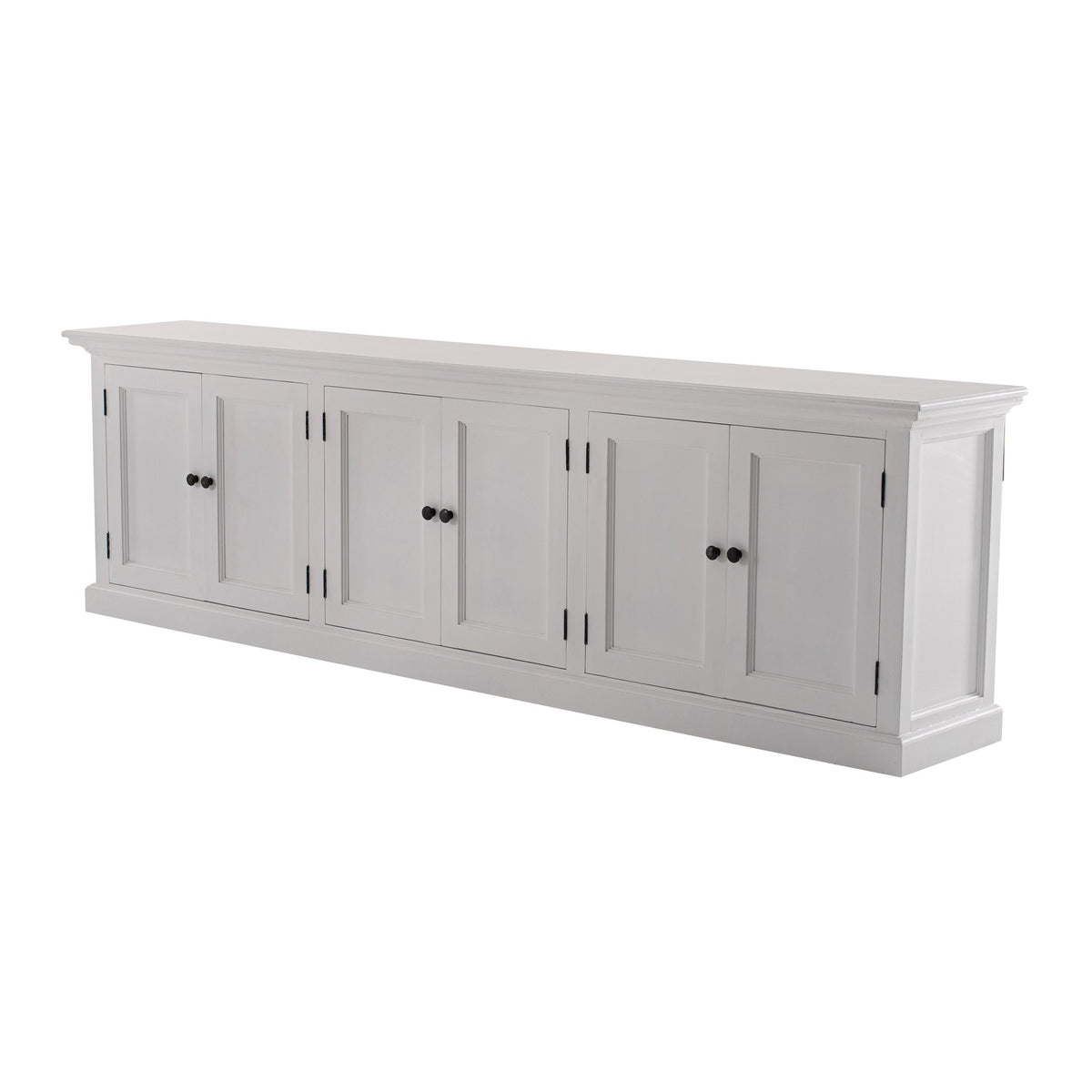 NovaSolo Halifax Triple-Bay Hutch Unit, Classic White – view 10