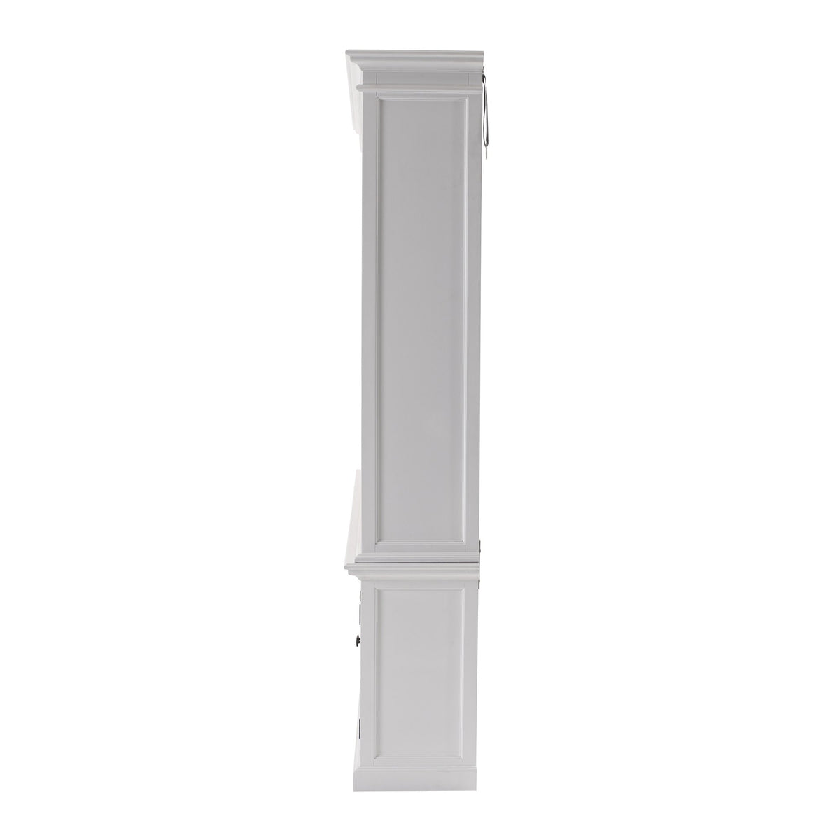 NovaSolo Halifax Triple-Bay Hutch Unit, Classic White – view 4
