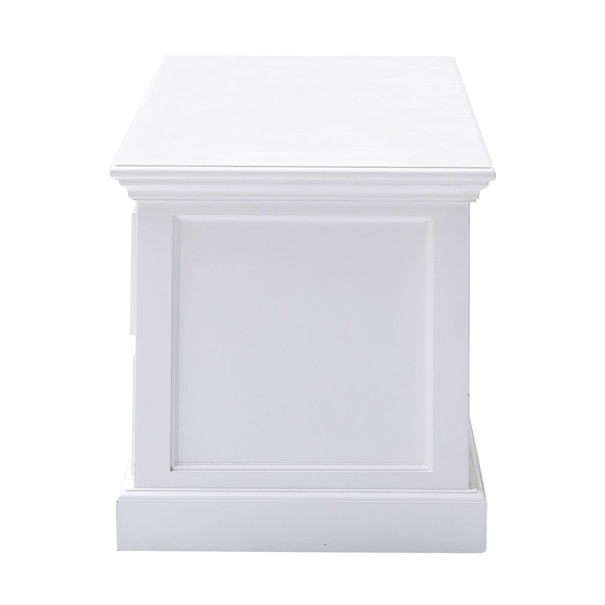 NovaSolo Halifax Large ETU with 4 Drawers TV Stand, Classic White – view 4