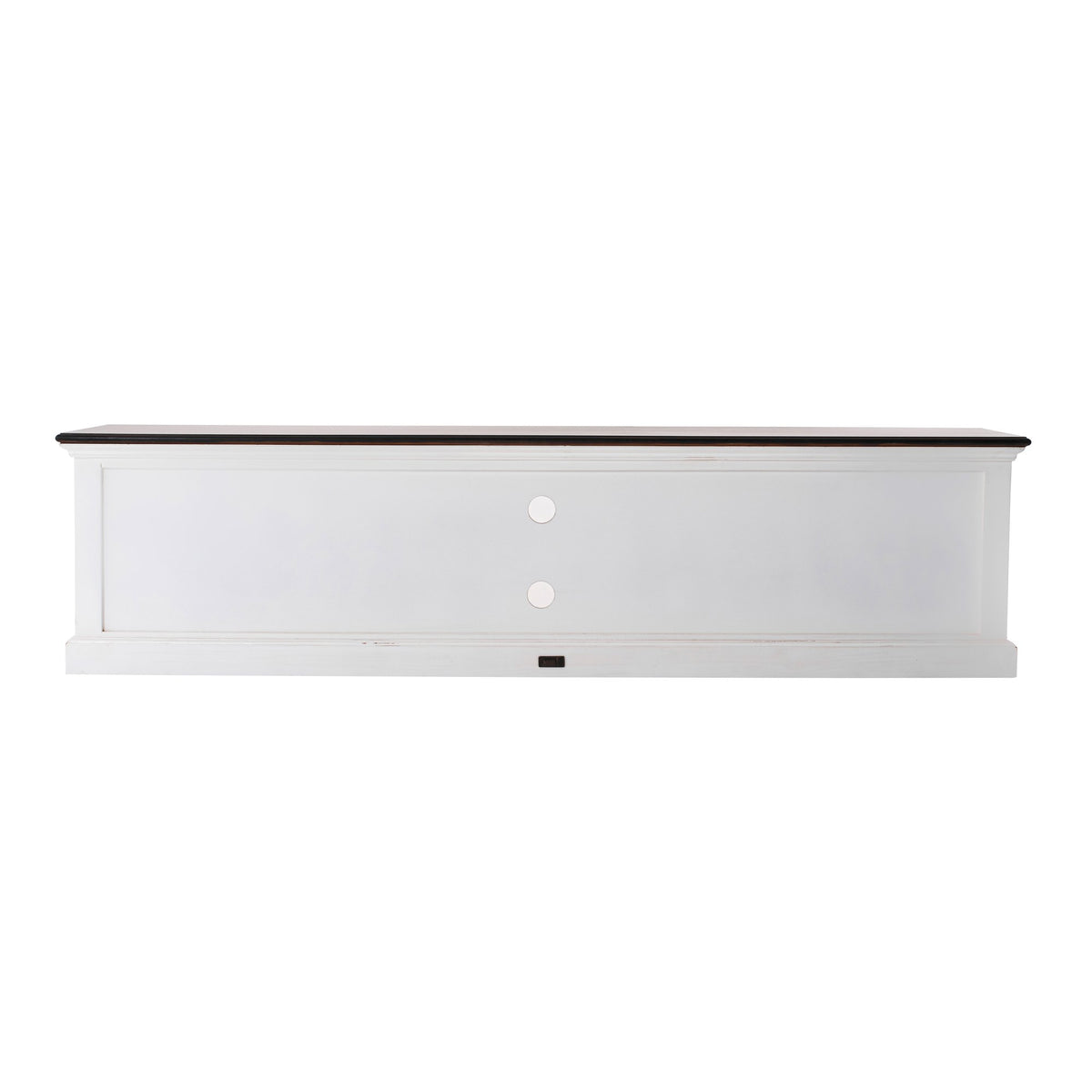 NovaSolo Halifax Accent Large ETU with 4 drawers TV Stand, White Distress & Deep Brown – view 5