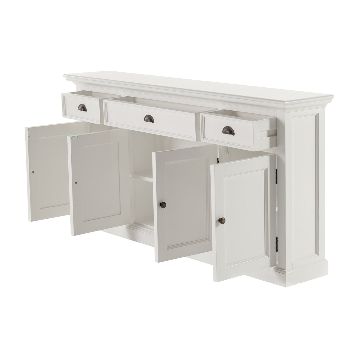 NovaSolo Halifax Buffet Console Table, Classic White – view 4