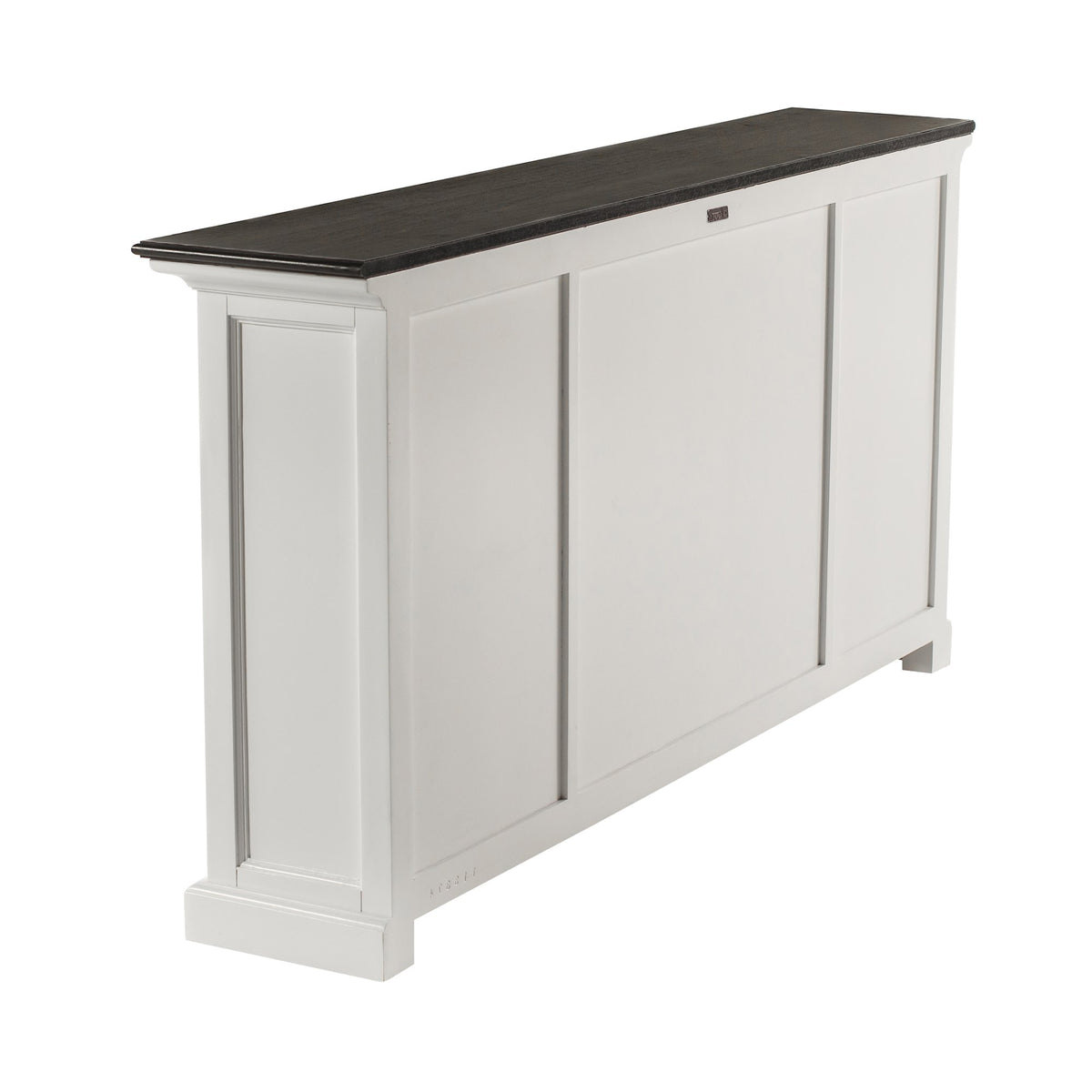 NovaSolo Halifax Contrast Buffet Console Table, Classic White & Black – view 6