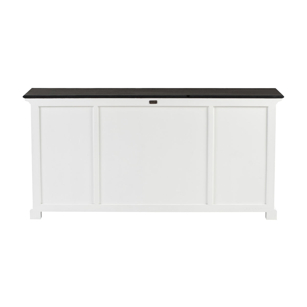NovaSolo Halifax Contrast Buffet Console Table, Classic White & Black – view 7