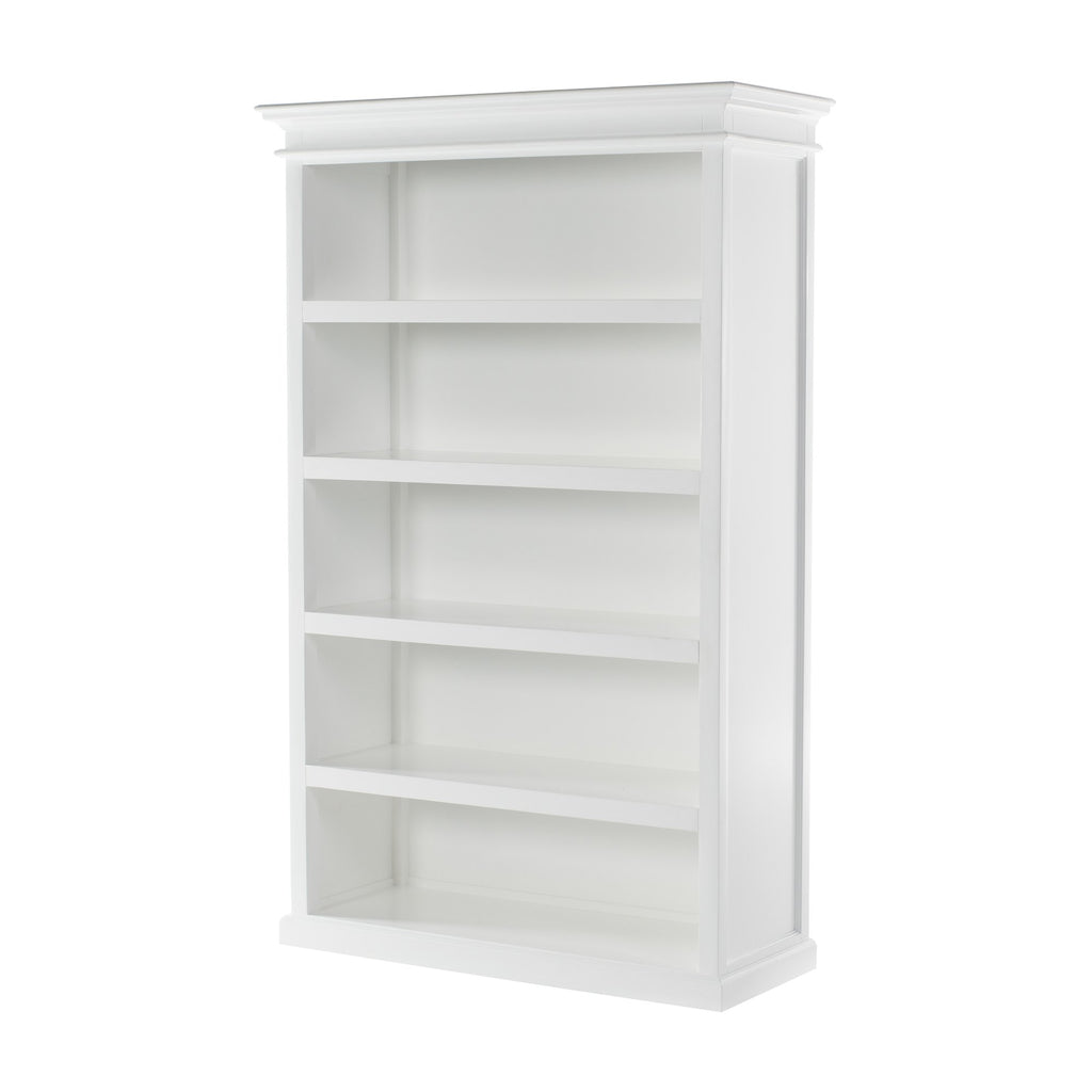 NovaSolo Halifax Bookcase with 5 Shelves, Classic White – view 2