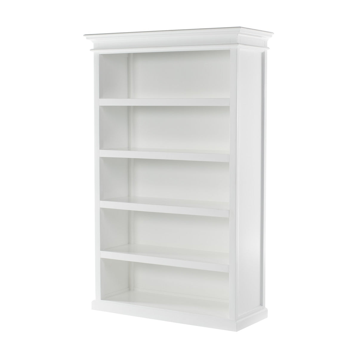 NovaSolo Halifax Bookcase with 5 Shelves, Classic White – view 2