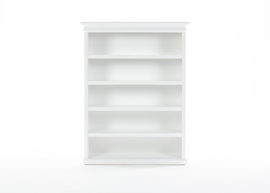 NovaSolo Halifax Bookcase with 5 Shelves, Classic White – view 10