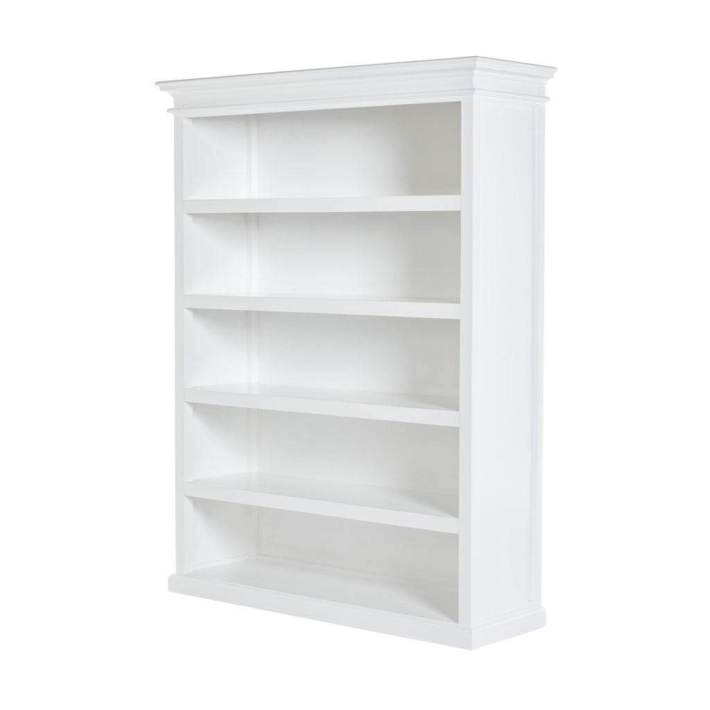NovaSolo Halifax Bookcase with 5 Shelves, Classic White – view 2