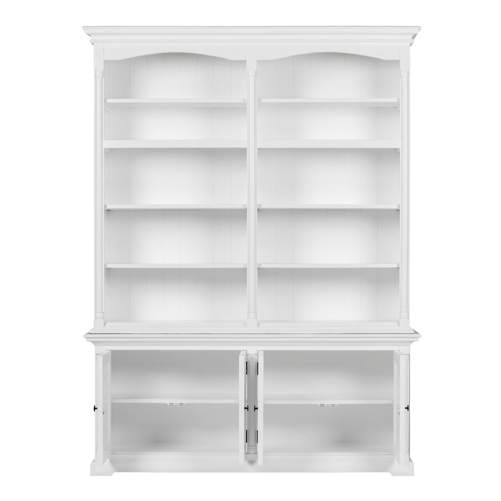 NovaSolo Provence Double-Bay Hutch Unit, Classic White – view 2