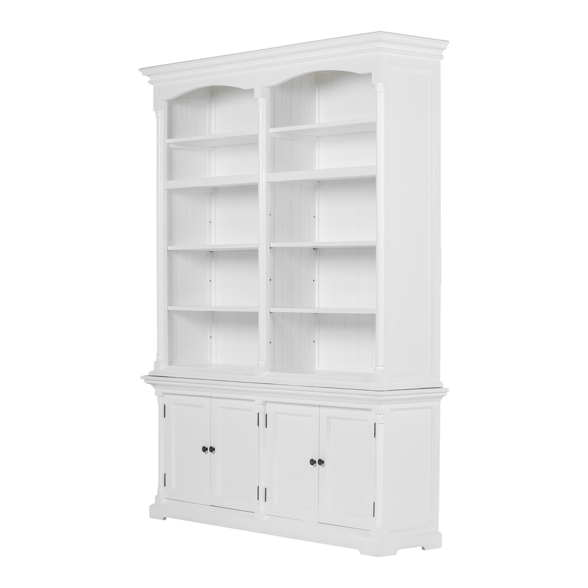 NovaSolo Provence Double-Bay Hutch Unit, Classic White – view 3