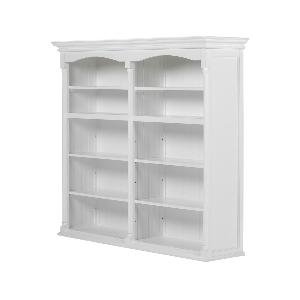NovaSolo Provence Double-Bay Hutch Unit, Classic White – view 9