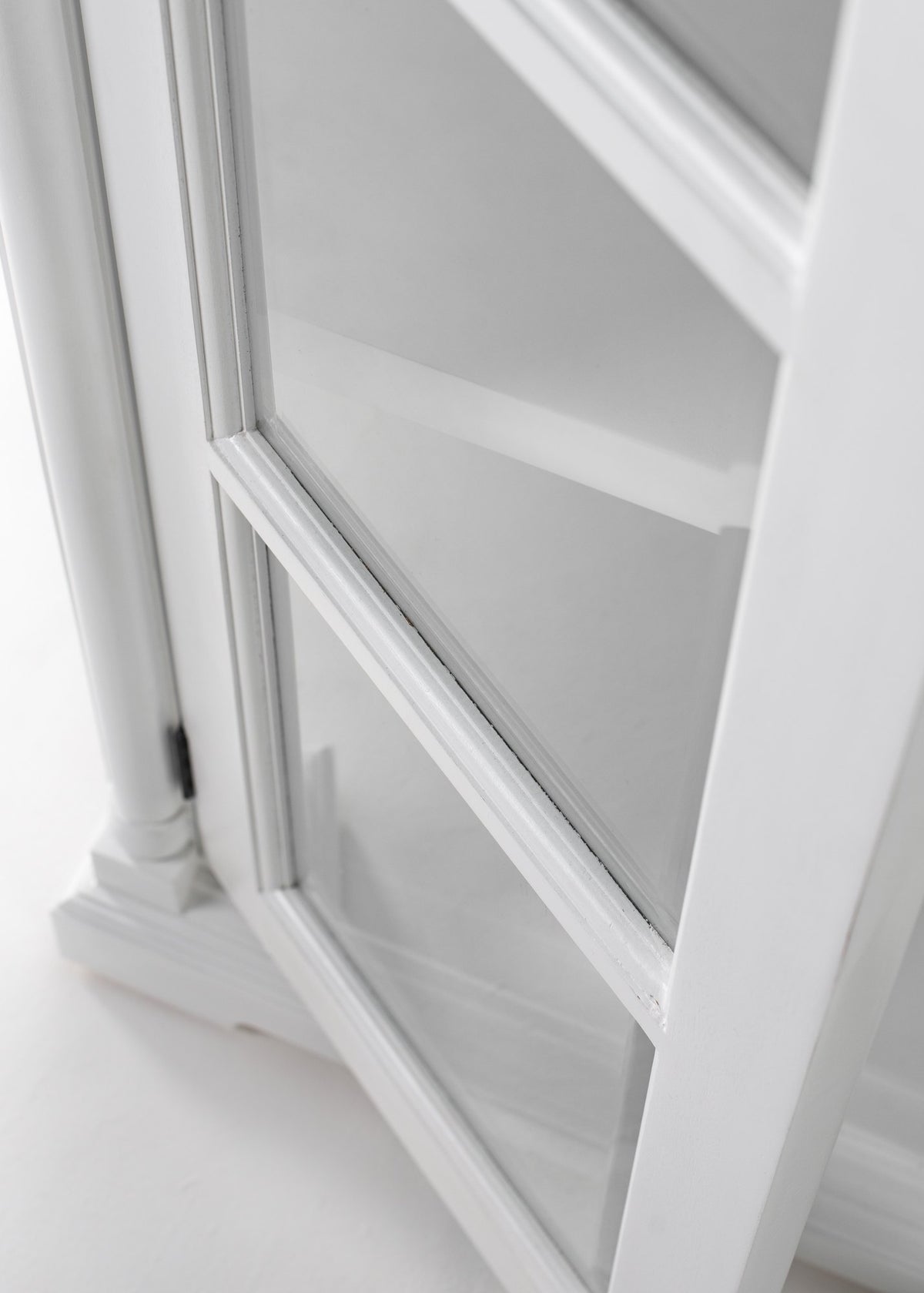 NovaSolo Provence Double Vitrine Display Cabinet, Classic White – view 10