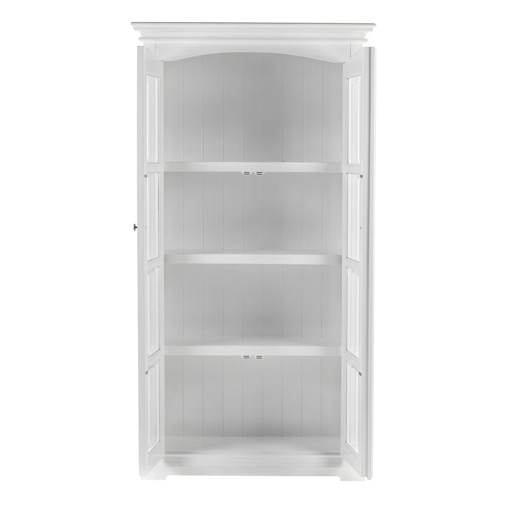 NovaSolo Provence Double Vitrine Display Cabinet, Classic White – view 2