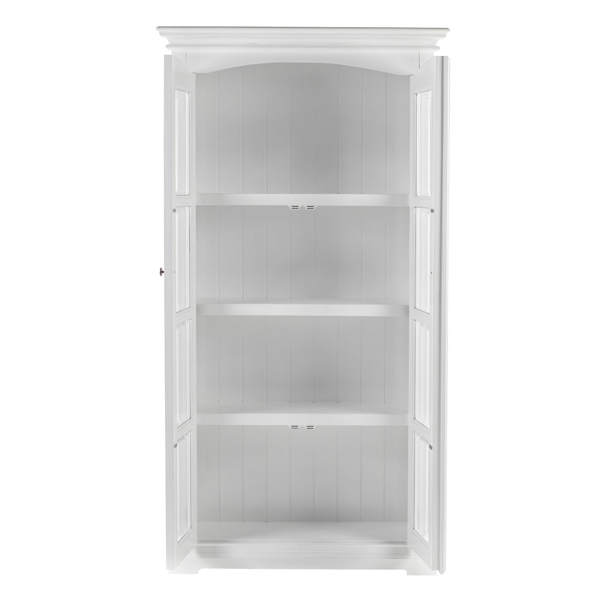 NovaSolo Provence Double Vitrine Display Cabinet, Classic White – view 2