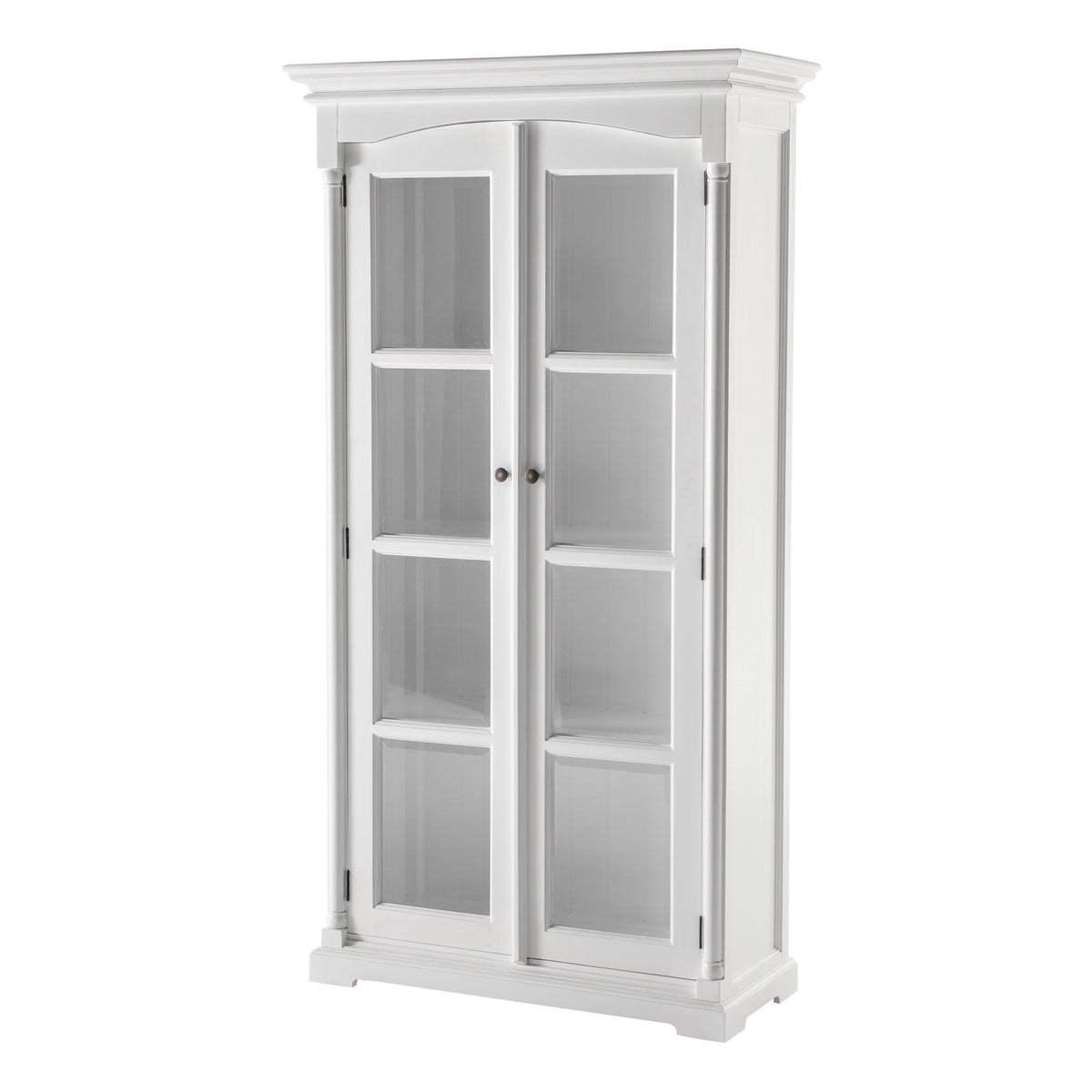 NovaSolo Provence Double Vitrine Display Cabinet, Classic White – view 3