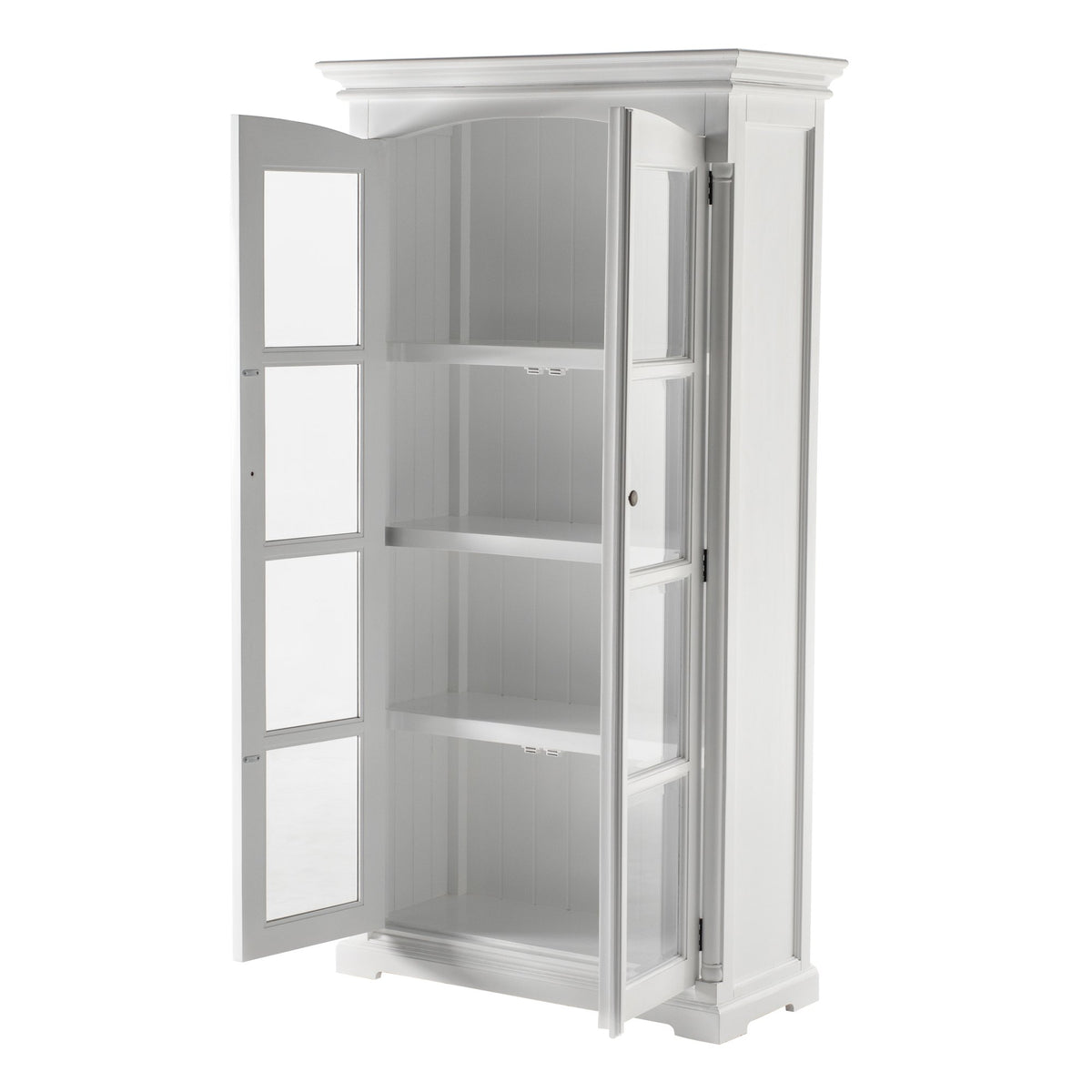 NovaSolo Provence Double Vitrine Display Cabinet, Classic White – view 4